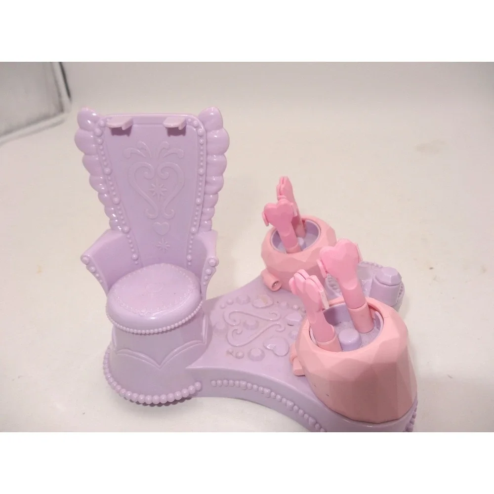 Takara Tomy Licca-chan Aqua Curl Mist Dresser Replacement Base‎ Purple Pink